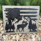 Mountain Stencils for Painting on Wood Burning Stencils and Patterns Reusable - Image 2