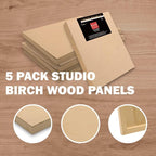 Cupohus Unfinished Wood Boards Canvas - Image 5