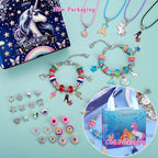 AIPRIDY Charm Bracelet Making Kit, Unicorn Mermaid Crafts Gifts Set Can - Image 2