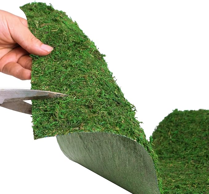 USMOLA Moss Roll, Dried Moss for Crafts, Moss Table Runner for Fairy Gardens - Image 5