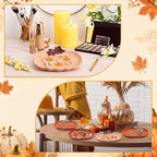 MotiMind 4 Set Ceramics to Paint Pumpkin Jewelry Tray Ready to Paint Your Own - Image 4
