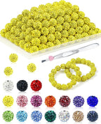 120PCS FIVEIZERO Citrine Rhinestone Beads by FIVEIZERO