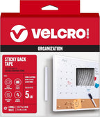 VELCRO Brand - Sticky Back Hook and Loop Fasteners – Peel and Stick Permanent by VELCROBrand