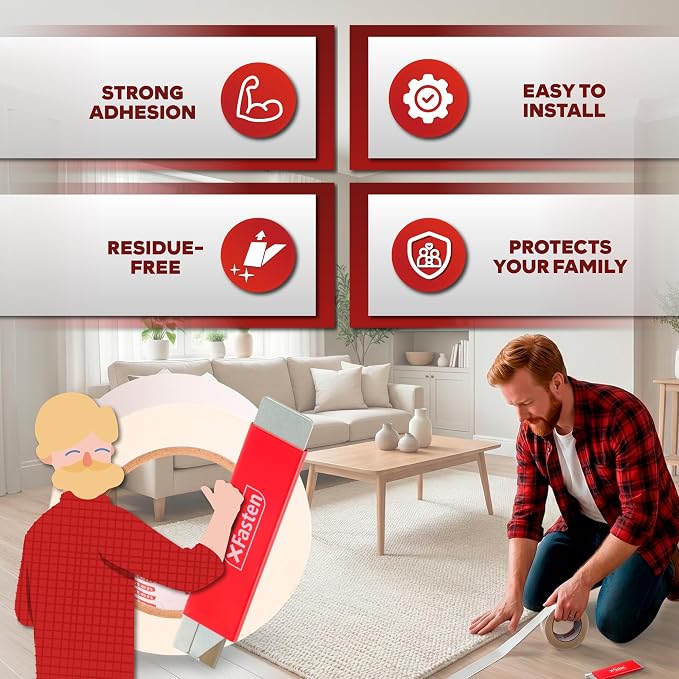 XFasten Double-Sided Carpet Tape - Image 2