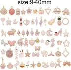 30pcs Mixed Enamel Charms Pendants - Image 3