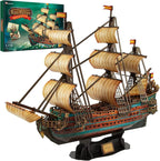 CubicFun 3D Puzzle Spain Puzzle Gift Boat Boat Model San Felipe 248 Pieces | by CubicFun