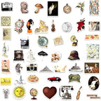 100 Pcs Aesthetic Vintage Vinyl Stickers - Image 4
