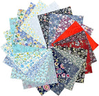 HANPATQUI 200PCS 4 x 4 inch Floral 100% Cotton Fat Quarters Fabric - Image 4