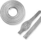 Tinned Copper Braid Metal Cable Shielding Sleeve Ground Straps Interference by BuyUneed