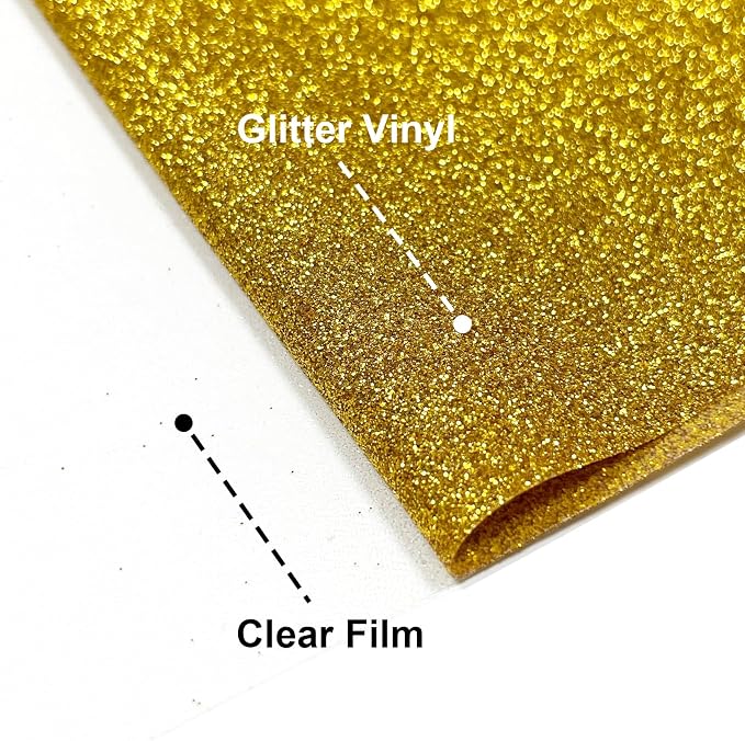 Glitter Iron On 12in X 8ft, HTV Heat Transfer Vinyl | Glitter HTV Easy to Cut & - Image 3
