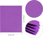 uxcell Purple Shiny EVA Foam Sheets 11 x 8 Inch 2mm Thick - Image 2