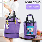 MYBAGZING Expandable Yarn Storage Organizer, Crochet Bag & Yarn Tote - Image 5