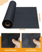 PLANTIONAL Medium Weight Black Iron-On Non-Woven Fusible Interfacing: 16.5" x - Image 2