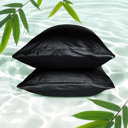 Bare Home 100% Rayon Made from Bamboo Luxury Standard Size Set of 2 Cooling by BareHome