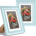 Vittanly 5x7 Picture Frames Set of 2, Ornate Vintage Photo Frame by Vittanly