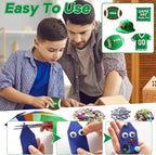 gisgfim 42Pcs Football Felt Fabric Sheets Craft Kit 8 x 12 Inch Green Brown - Image 4