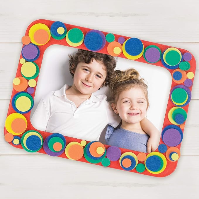 Horizon Group USA DIY Foam Picture Frame Craft Kit, Back to School Arts & Craft - Image 2