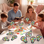 48PCS Sunday School VBS Crafts Bulk: Paper Lightbulb Cross Nativity Suncatchers - Image 6