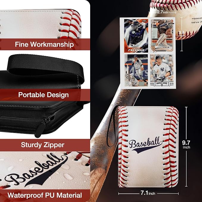 RONMONG Baseball Card Binder, 2025-2026 Sports Trading Card - Image 2