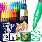 ARTISTRO Acrylic Glass Markers for Wine Glasses and Drinkware, Vibrant Paint by ARTISTRO
