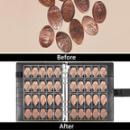 MUQING Pressed Penny Collector Book 236 Coins, Quarter and Nickel Storage - Image 2