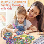 ijbnhd 8 Pcs Hummingbird Diamond Painting Coasters Kits - Image 5