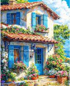 xackcme House Paint by Numbers for Adults by xackcme