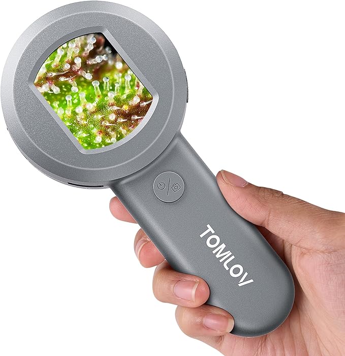 TOMLOV P10 Microscope for Adults Kids, Portable 100X Illuminated Jewelers Loupe by TOMLOV-MoreThanAMicroscope