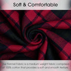 Pico Textiles 8 Yards Bolt Red and Green Tartan Plaid Flannel Fabric - Image 2