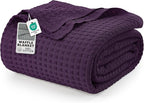 Utopia Bedding 100% Cotton Waffle Weave Blanket King Size by UTOPIABEDDING