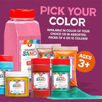 Hygloss Colored Sand – Holiday Red & Green Color Festive Craft Sand - Image 3