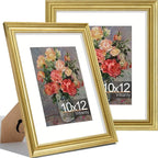 Vittanly 10x12 Picture Frames Set of 2, Ornate Vintage Photo Frame by Vittanly