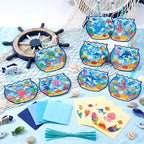 Eersida 32 Sets Summer Suncatcher Crafts, Ocean Fishbowl Craft Kit, Under the - Image 5