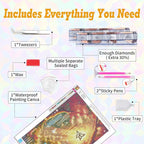 Landscape Diamond Art Kits for Adults Beginners 12x16 in, DIY Craft Gift | - Image 6