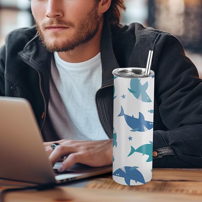 Joyclub Sublimation Tumblers Blanks 20 oz Skinny Straight Tumblers Bulk - Image 6