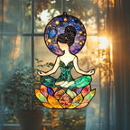 Yoga Suncatcher Ornament Namaste by Unknown