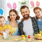 UPINS 8 Pieces Easter Diamond Art Coasters, Bunnies Diamond Art Coaster - Image 7
