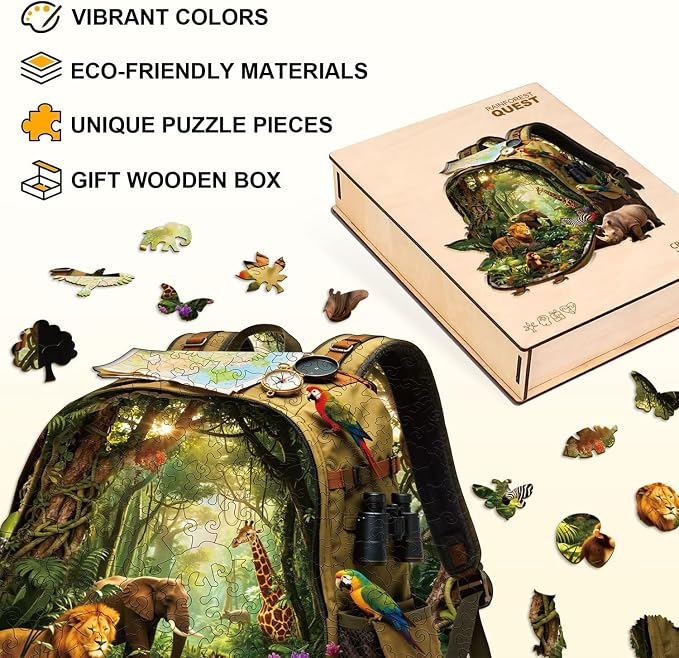 Rainforest Quest Puzzles Adults Gifts - Image 2