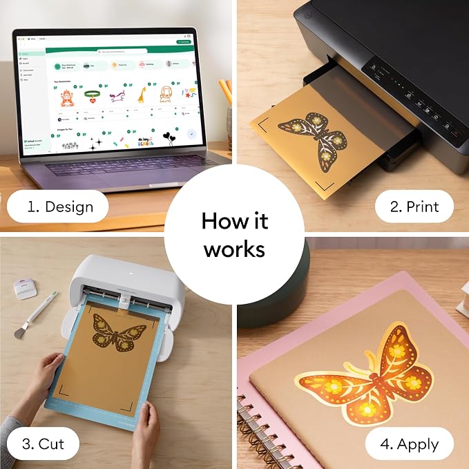 Cricut Gold Vinyl Sticker Paper | Printable Stickers - Image 4