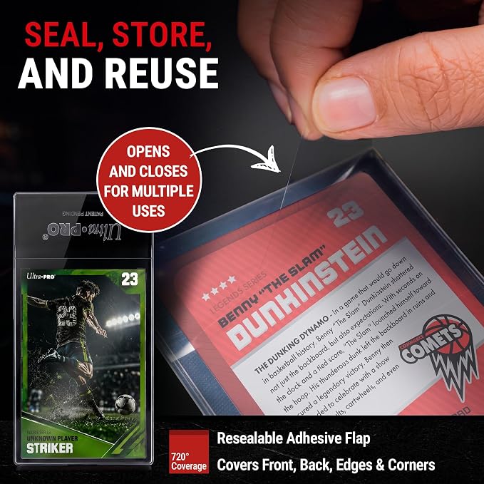 Ultra Pro CardPreserver Trading Card Holders – 2-in-1 Semi Rigid Card Protector - Image 5