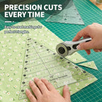 6 Pcs Tall Triangle Acrylic Quilting Templates Set - Image 3