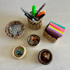 Traditional Craft Kits Beginner Basket Weaving Kit Set of 6 | DIY Basket Making - Image 3