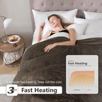 Wapaneus Heated Blanket Electric Twin Size 62"x84" - Image 3
