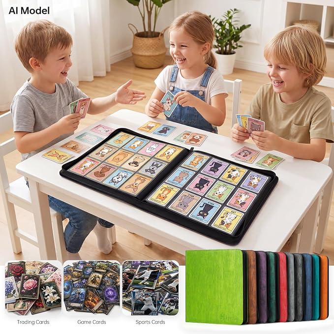 Card Binder 12 Pocket, Premium 720 Double Sided Pocket Collection Binder - Image 8