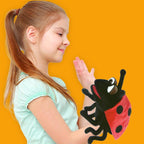 Playful Minds Living Puppets Trudy Ladybug Hand Puppet – 11 Inch Soft Plush - Image 3