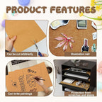 5 PCS Self Adhesive Cork Sheets 8.26×11.8 Inch×1mm | Cork Backing Sheets - Image 6