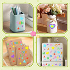744Pcs Foam Stickers, 8Colors Foam Shape Letter Stickers - Image 8