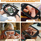 Floor Magnifying Glass with Light and Stand, 30X & 10X Floor Magnifying Lamp - Image 7