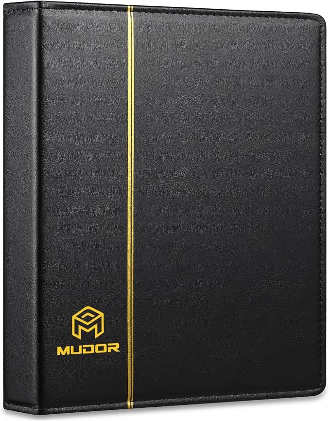 MUDOR 4 Ring Empty Stamp Binder by MUDOR