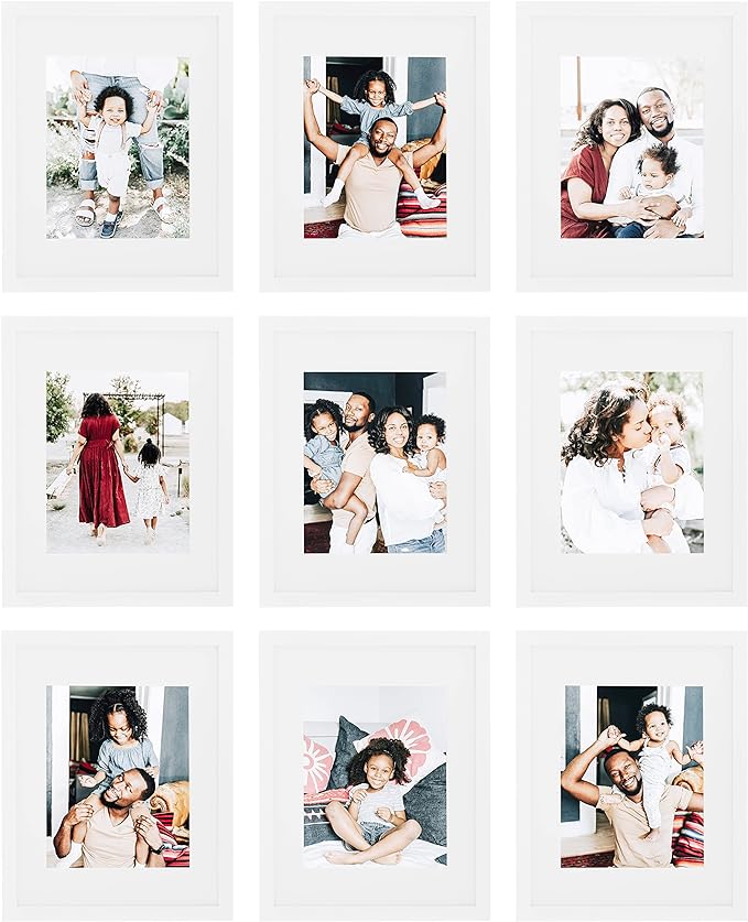 Sheffield Home 9 Piece Gallery Wall Frame Set, 11x14 Inch by SheffieldHome
